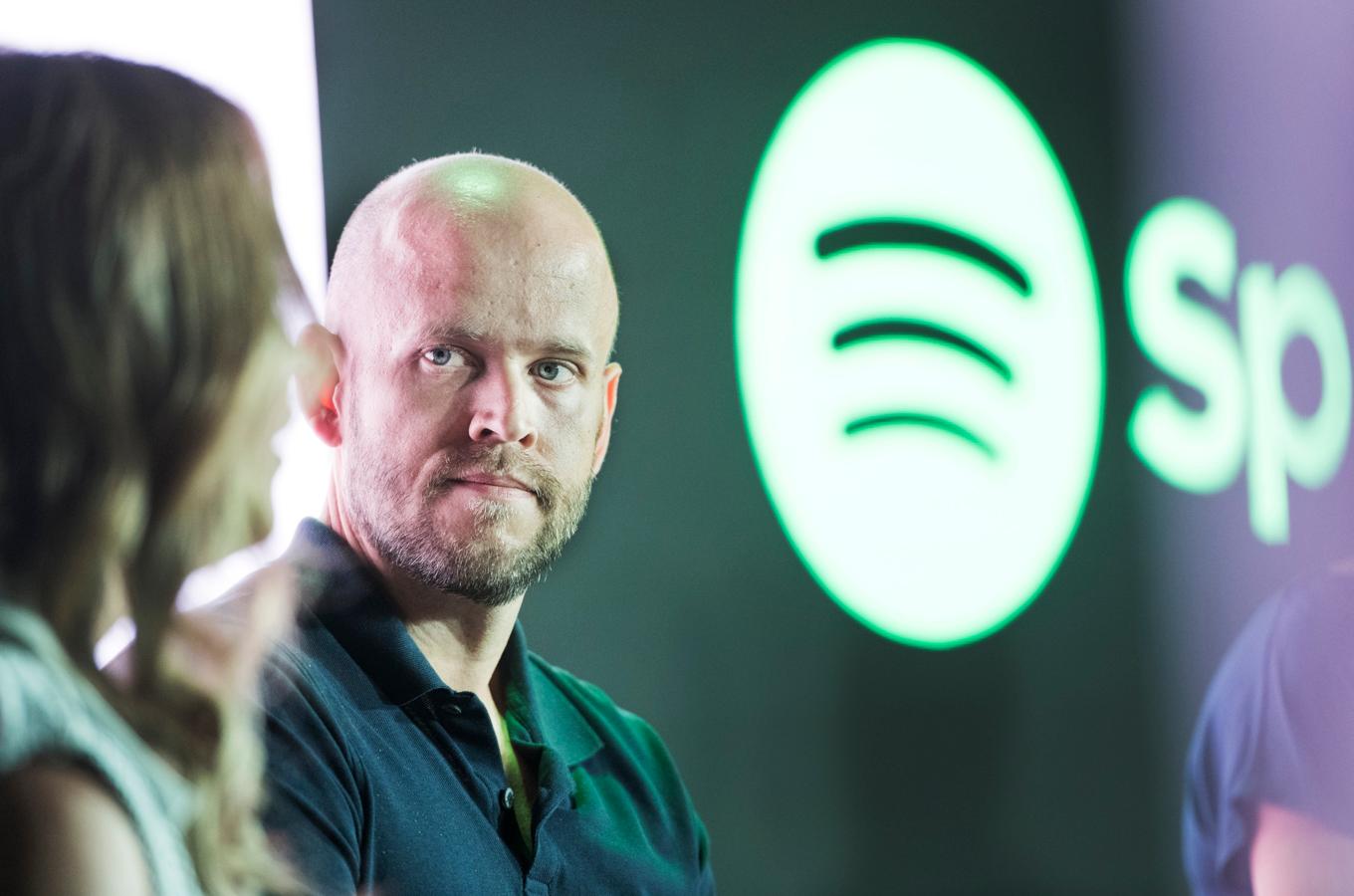 Strömningstjänsten Spotify, med medgrundare och vd Daniel Ek, presenterar kvartalsrapport. Arkivbild. Foto: Lars Pehrson/SvD/TT