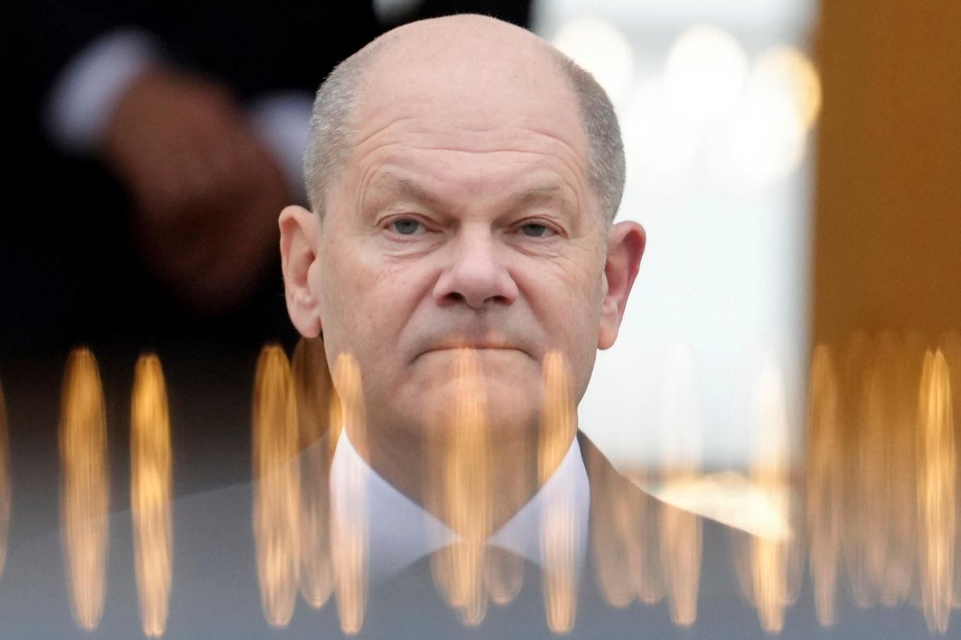 Tysklands förbundskansler Olaf Scholz står inför en förtroendeomröstning. Bild tagen i Berlin den 7 november. Foto: Kay Nietfeld/DPA via AP/TT