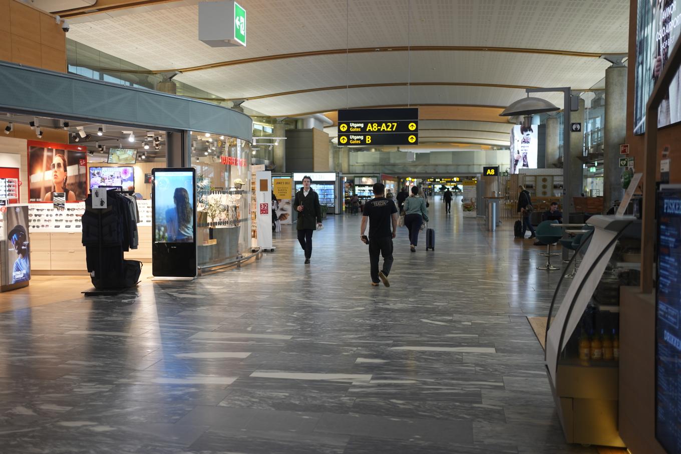 Arkivbild på Oslos flygplats Gardermoen. Foto: Terje Pedersen/NTB/TT