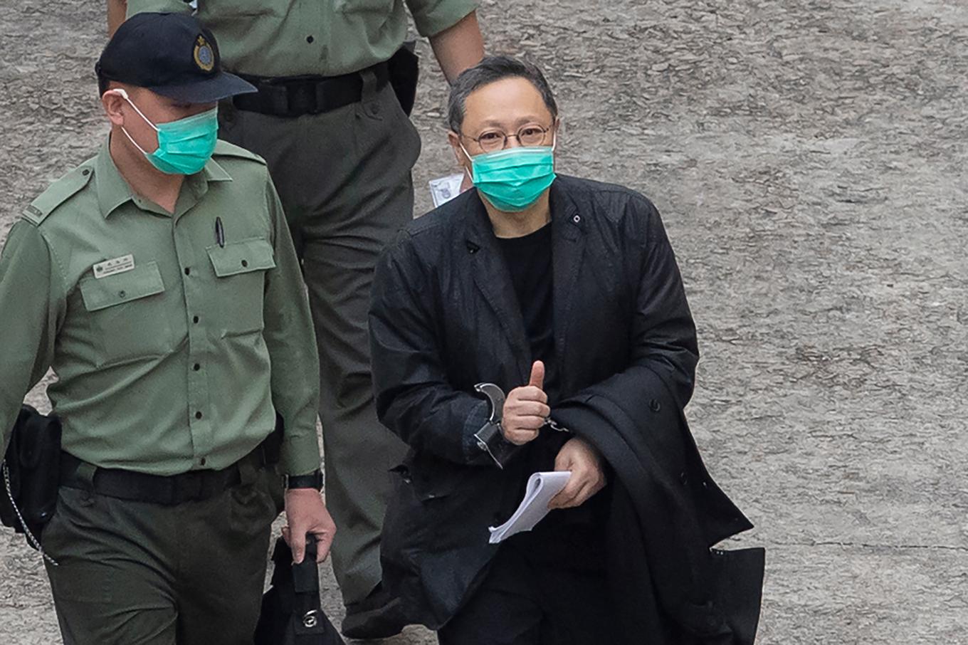 Förre juridikprofessorn och demokratiprofilen Benny Tai döms till tio års fängelse av en domstol i Hongkong. Arkivbild från 2021. Foto: Kin Cheung/AP/TT