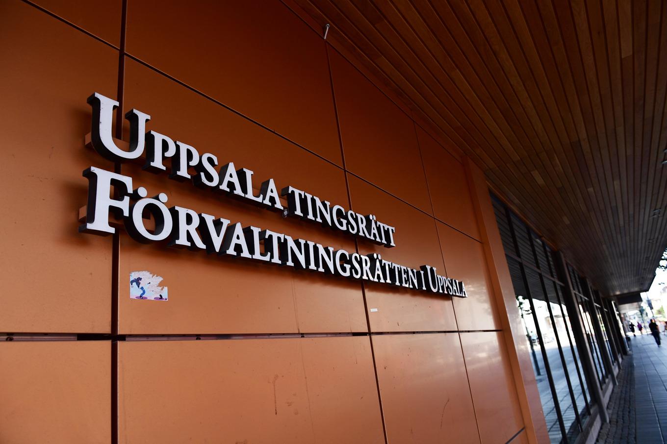 Sju åtalas nu vid Uppsala tingsrätt. Foto: Stina Stjernkvist/ TT