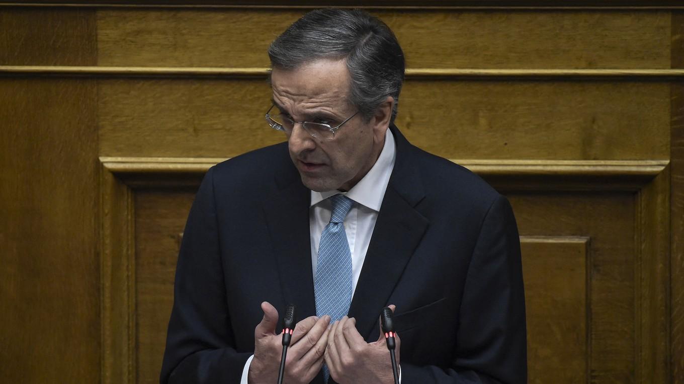 Antonis Samaras, tidigare premiärminister i Grekland. Foto: Angelos Tzortzinis/AFP via Getty Images