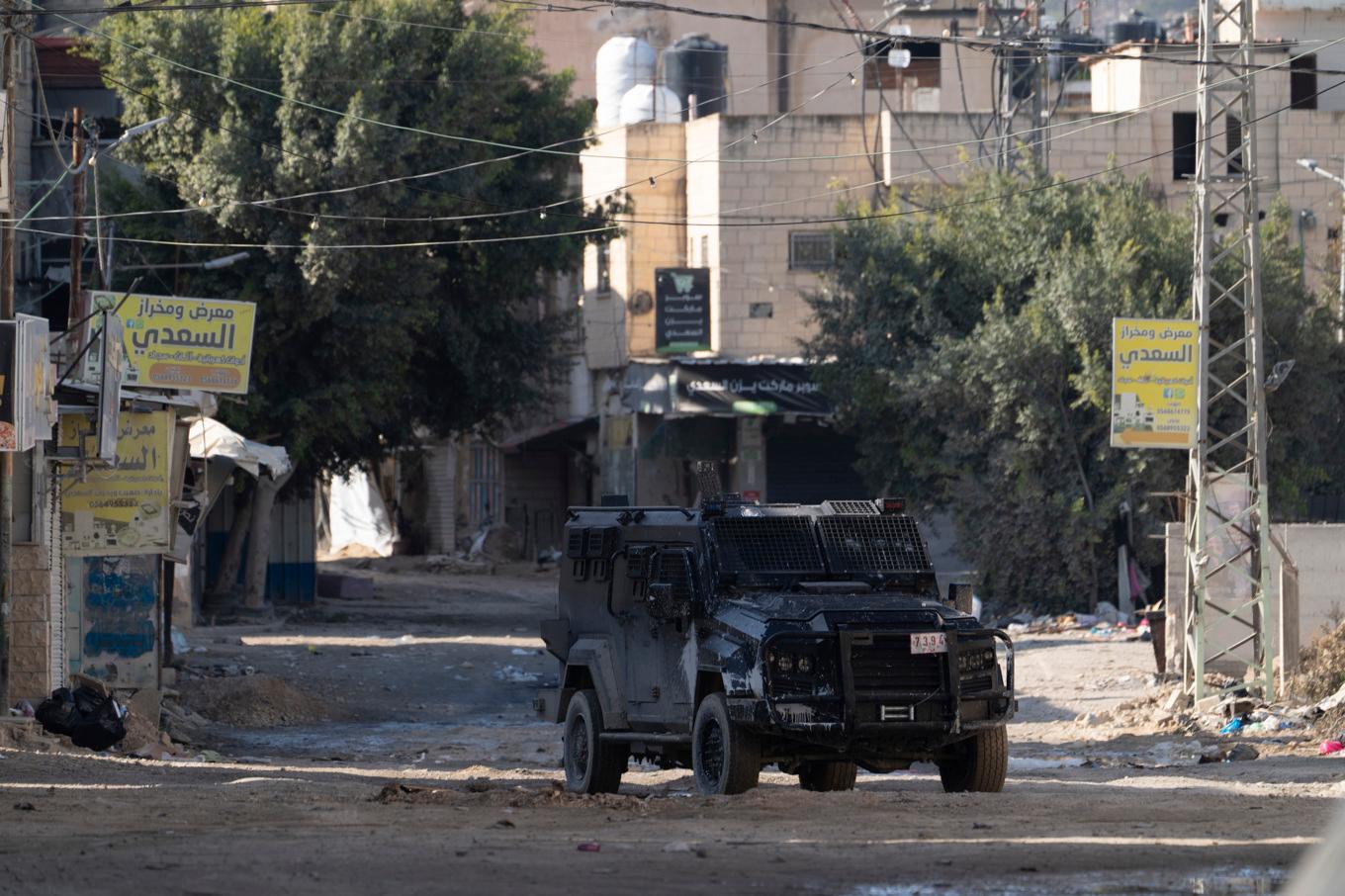 Palestinska myndighetens styrkor i Jenin. Foto: Majdi Mohammad/AP/TT