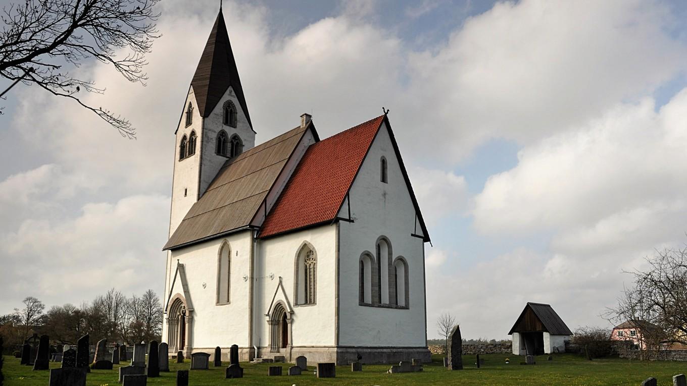 Ekeby kyrka på Gotland kommer att stänga från oktober till maj. Foto: Public Domain/CC BY-SA- 2.0