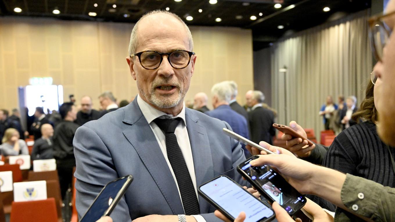 Tidigare Uefa-toppen Lars-Christer Olsson är kritisk mot Reinfeldts ledarskap. Han kan tänka sig att bli ny ordförande om stödet är det rätta. Foto: Henrik Montgomery/TT