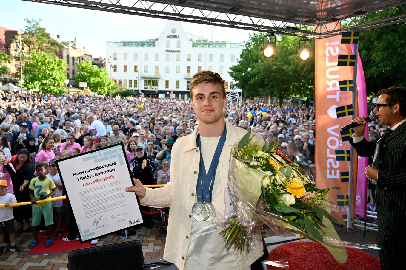 Truls Möregårdh skapade pingisfeber i Sverige efter sin succé i Paris-OS. Det enorma genomslag sporten fått är bara ett av många exempel på den viktiga roll elitidrotten har i vårt land. Foto: Johan Nilsson/TT