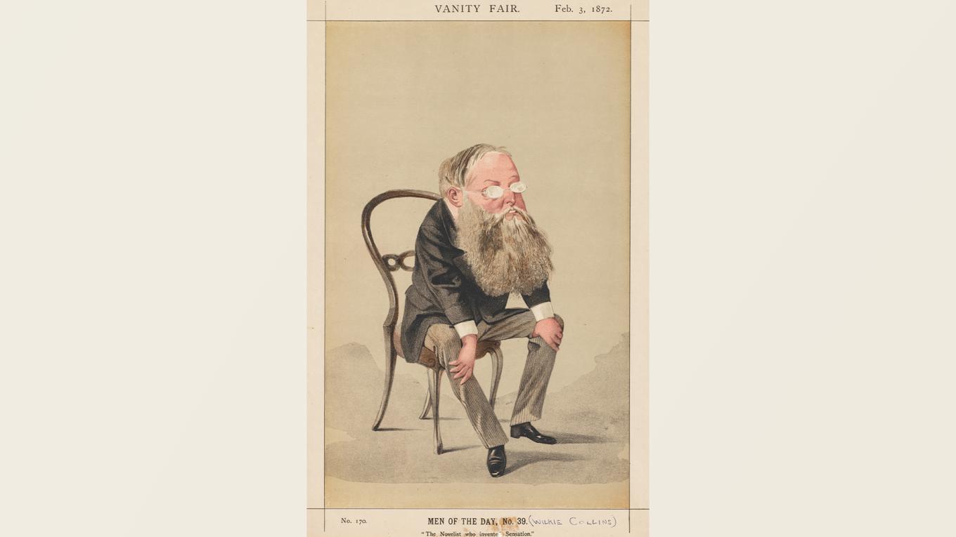 Karikatyr av Wilkie Collins ur Vanity Fair (1872).
Foto: Public Domain