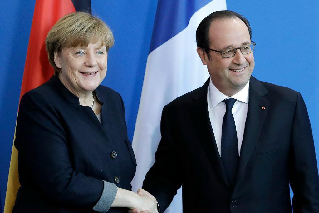 
Angela Merkel och François Hollande är två av mötesdeltagarna. Foto: Michael Sohn/AP/TT-arkivbild                                            