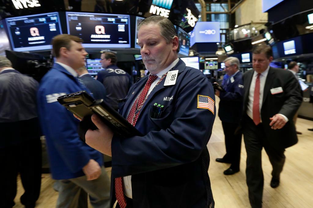 
Beskedet om starka jobbsiffror i USA ger också positiva tongångar på Wall Street.  Foto: Richard Drew/AP/TT-arkivbild                                            