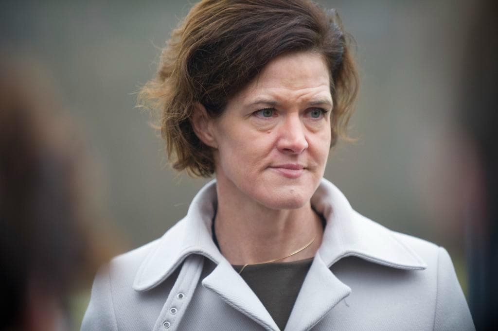 Moderaternas partiledare Anna Kinberg Batra har blivit förbisprungen av SD. Foto: Björn Lindgren/TT-arkivbild