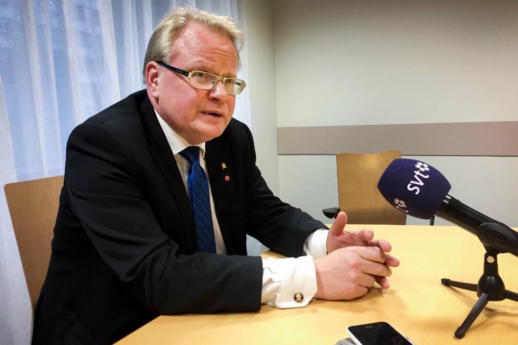 Försvarsminister Peter Hultqvist (S). Arkivbild. Foto: Wiktor Nummelin/TT