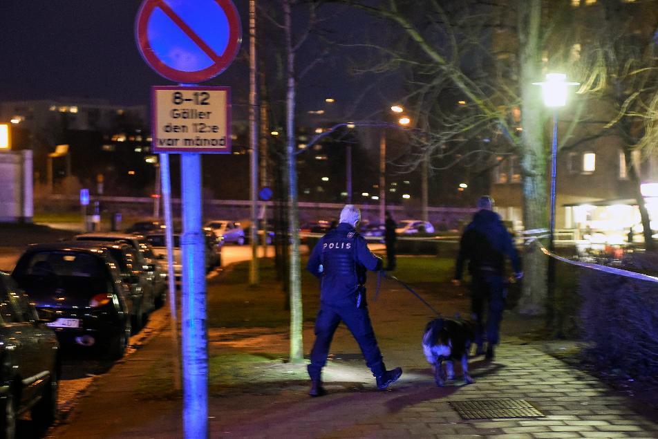 

En 23-årig man har dödats i en skottlossning på Ramels väg i Malmö på torsdagskvällen. Foto: Björn Lindgren/TT                                                                                        