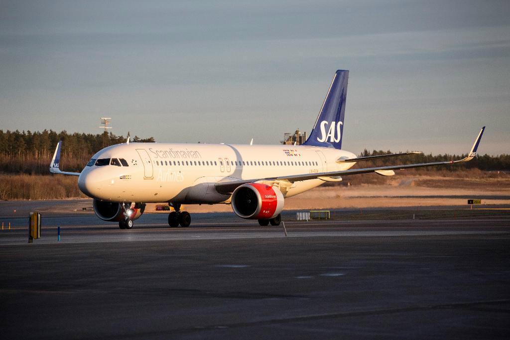 SAS tvingas ställa in flyg när markpersonal strejkar i Finland och Berlin, vilket påverkar 1 200 resenärer. Arkivbild. Foto: Christine Olsson/TT