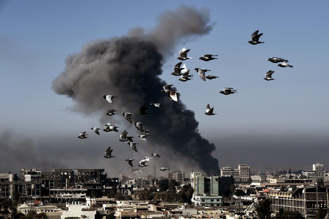 

Irakiska säkerhetsstyrkor i Mosul. Foto:Aris Messinis /AFP/Getty Images
                                                                                        