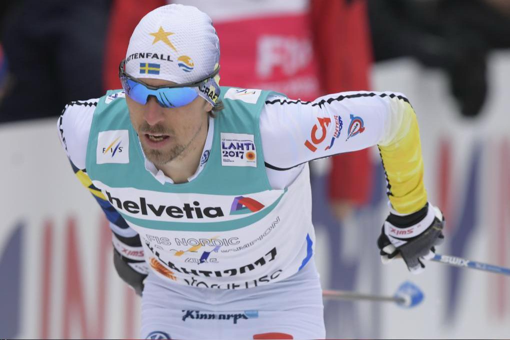 
Johan Olsson blev nia på 15 kilometer. Foto: Anders Wiklund/TT                                            