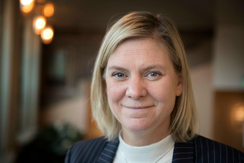 
Finansminister Magdalena Anderssons (S) bankförslag faller inte i god jord hos branschen. Foto: Jessica Gow/TT-arkivbild                                            