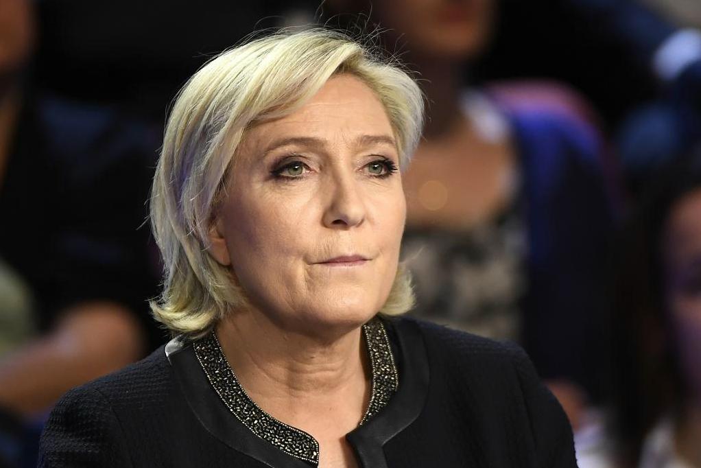 
Nationella frontens ledare Marine Le Pen. Foto: Lionel Bonaventure/AP/TT-arkivbild                                            