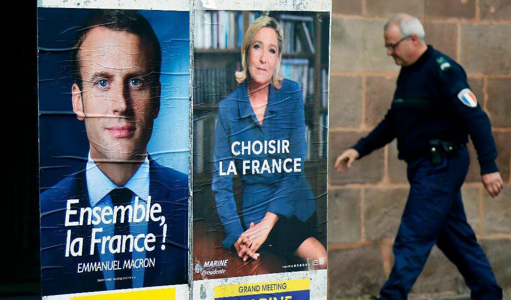 
Den franske presidentkandidaten Emmanuel Macrons kampanj har hackats. Arkivbild. Foto:
Bob Edme/AP/TT                                            