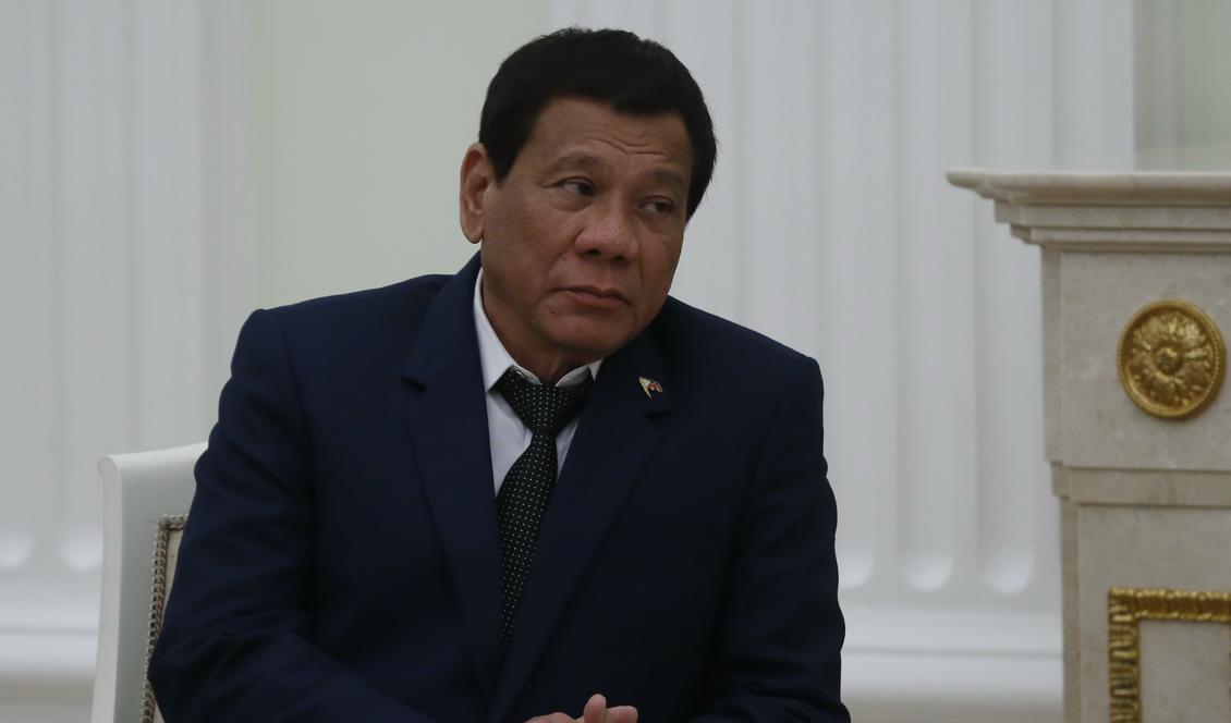 President Rodrigo Duterte har utlyst undantagstillstånd. Maxim Shemetov/AFP/Getty Images)