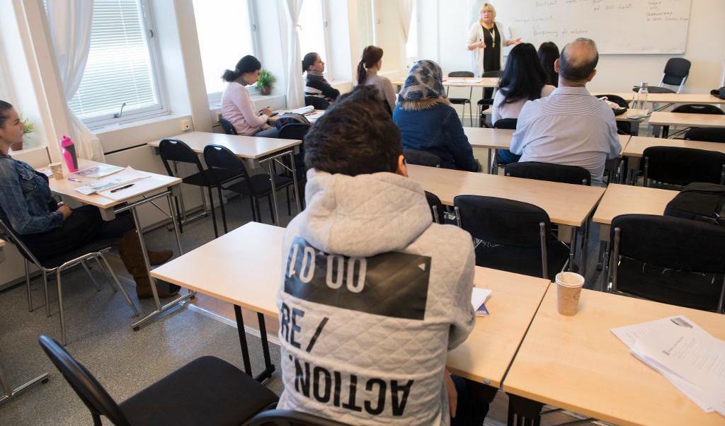 
Regeringen vill bättre anpassa Komvux kurser för nyanlända. Foto: Fredrik Sandberg/TT-arkivbild                                            