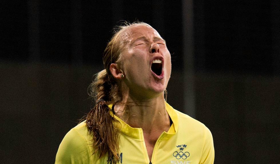 
Johanna Larsson (bilden) får tufft motstånd i första omgången i Wimbledon - den tvåfaldiga mästaren Petra Kvitova. Foto: TT-arkivbild                                            