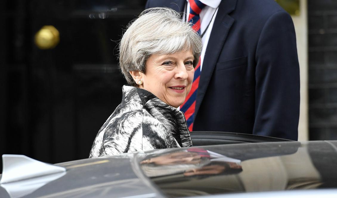Storbritanniens premiärminister Theresa May uppges ha varit medveten om de hemliga samtalen i dagar men har hittills inte gjort något för att stoppa dem. Foto: Chris Ratcliffe/Bloomberg via Getty Images