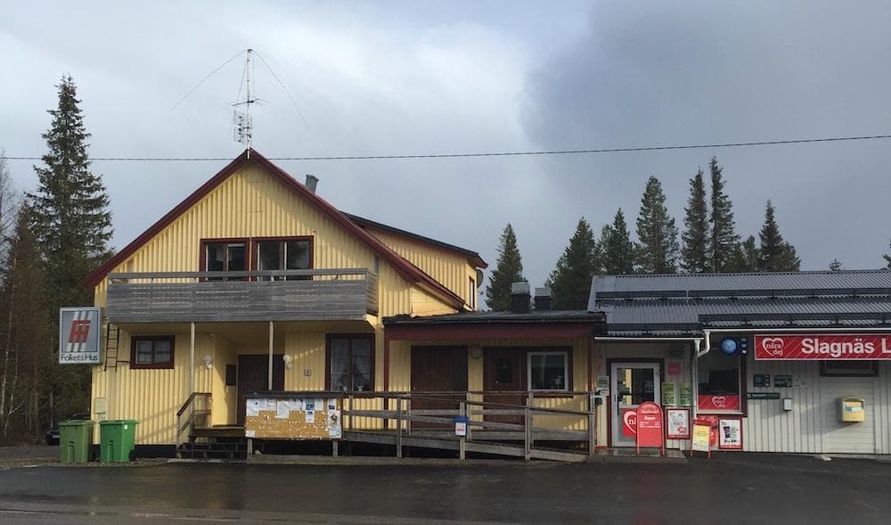 Bilden är från Slagnäs i Arjeplogs kommun, vars befolkning sjunkit stadigt sedan 60-talet. Foto: Aron Lamm