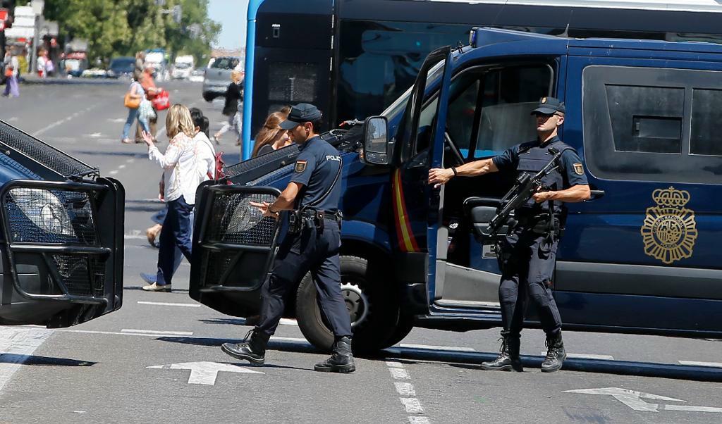 
Spansk polis har fritagit en man som hållits kidnappad i elva dagar. Foto: Paul White/AP-arkivbild                                            
