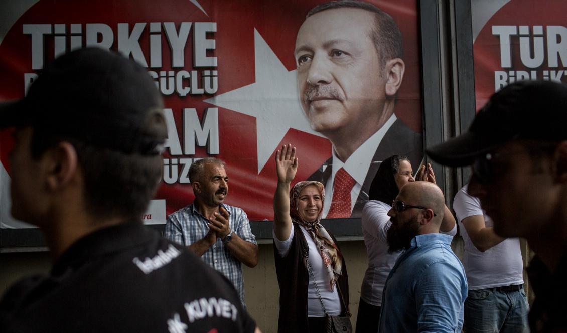 
Turkiets president Recep Tayyip Erdogan. Foto: Alexander Zemlianichenko/AP/TT                                            