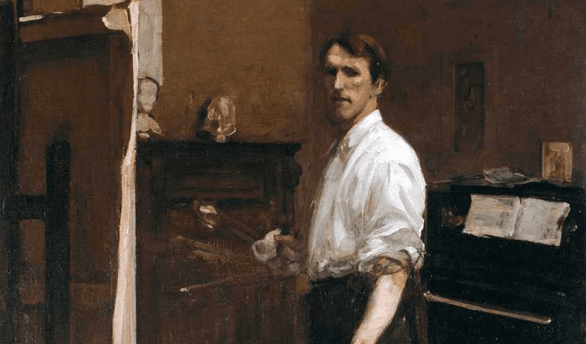 






Detalj av "Portrait of the Artist Standing Before His Easel", Hugh Ramsay (1900-1901).                                                                                                                                                                                                                                                                                                                    