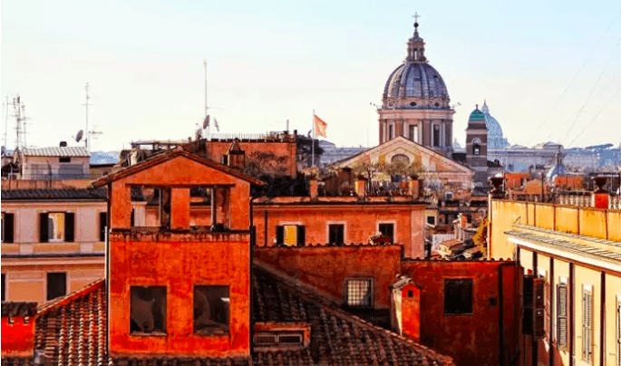 Vy över Rom. Foto: Högskolan i Gävle