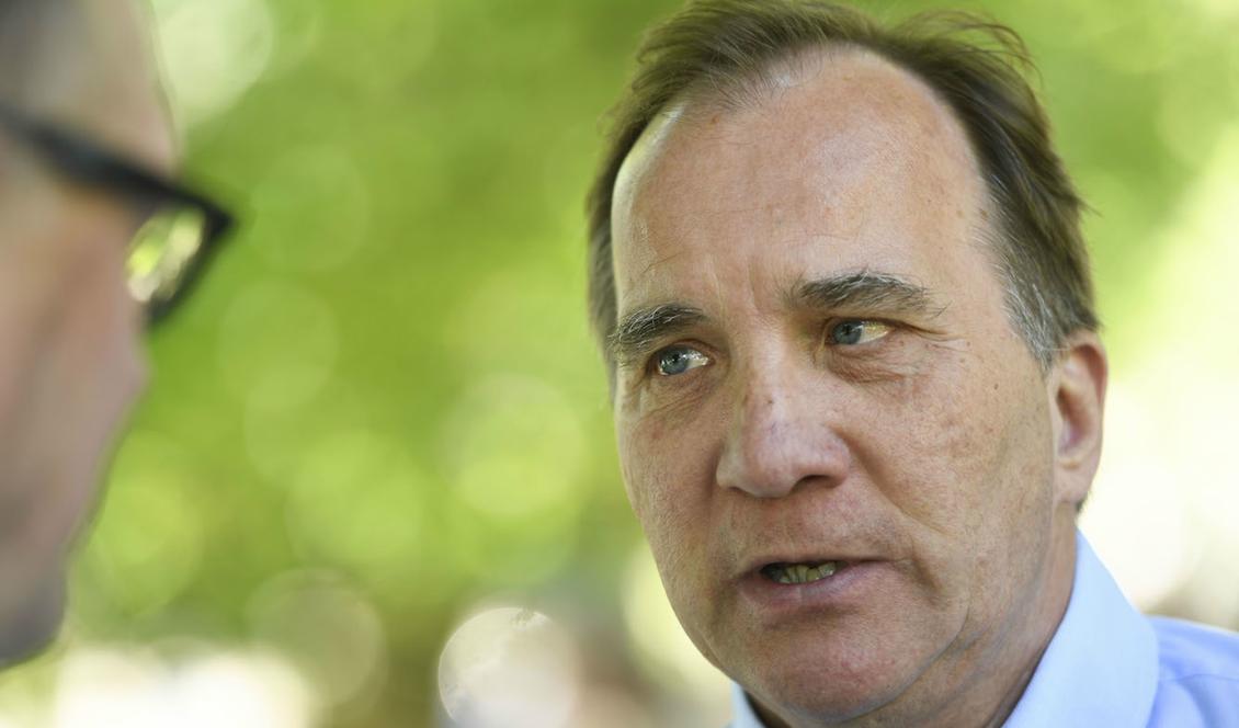 Speciellt Socialdemokraterna, med partiledare Stefan Löfven, har haft anledning att bäva för SCB:s mätning i dag. Foto: Pontus Lundahl/TT/ Arkivbild.