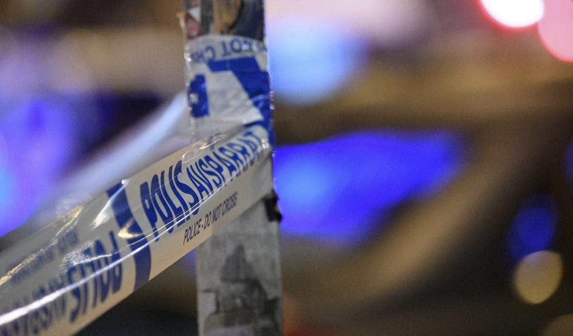 I lördags detonerade en handgranat i lokaler som tillhör en skola i Norsborg. Foto: Johan Nilsson/TT-arkivbild