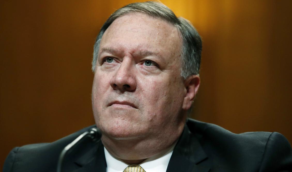 USA:s utrikesminister Mike Pompeo. Foto: Jacquelyn Martin/AP/TT