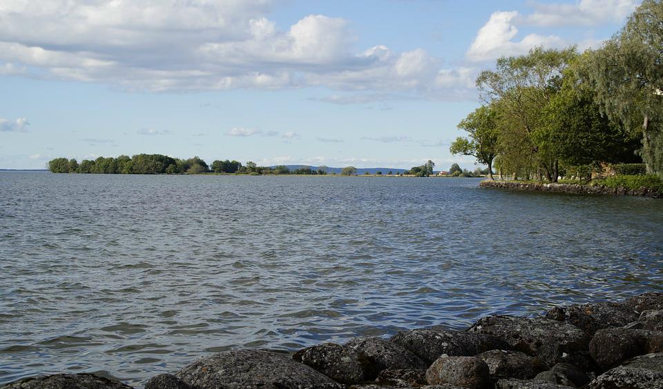 Sjön Vättern vid Vadstena. Foto: Pixabay