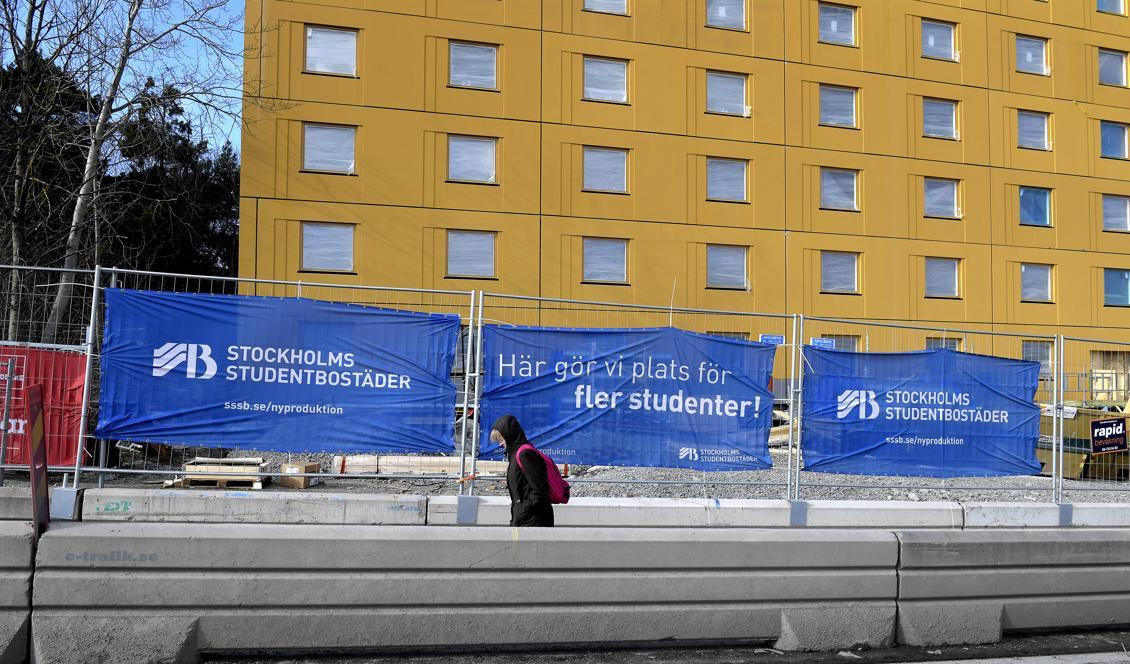 Studentbostäder är en bristvara. Foto: Janerik Henriksson/TT-arkivbild