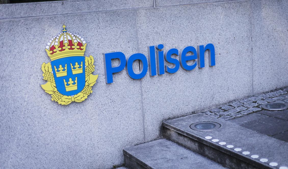 Polisstationen i Gävle utsattes för en tårgasattack. Foto: Daniella Backlund/SvD/TT/Arkivbild.