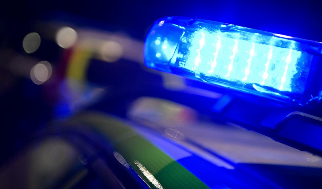 Polisen jagar bilbrännare i Oxie. Foto: Johan Nilsson/TT-arkivbild