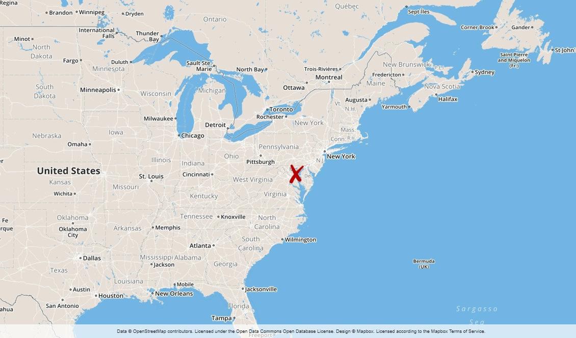 En skottlossning med flera skjutna har inträffat söder om Aberdeen i Maryland i nordöstra USA. Foto: TT