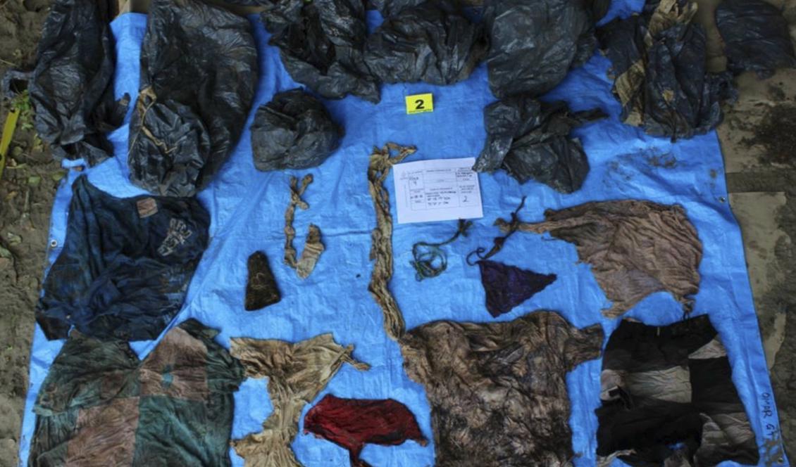 



Nya massgravar har hittats i Mexiko. Foto: FGE Veracruz/AP/TT                                                                                                                                                                                