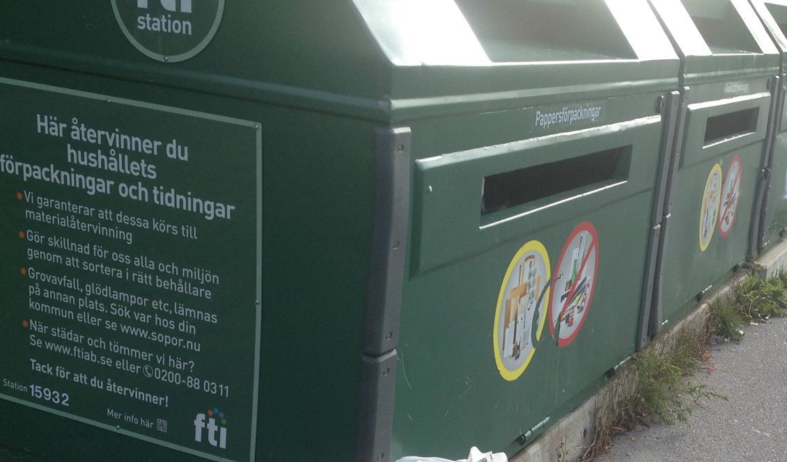 
Sopdumpning vid återvinningsstationer är ett växande problem. Foto: Epoch Times                                            