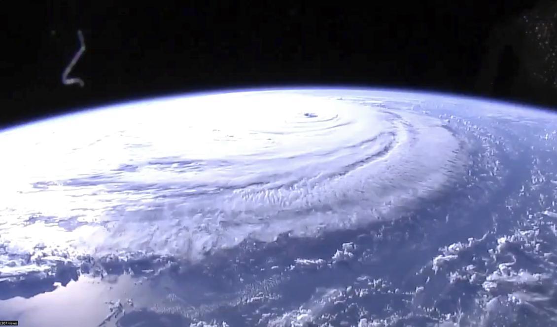 


Orkanen Florence fotograferad från ISS. Foto: NASA/TT                                                                                                                                    