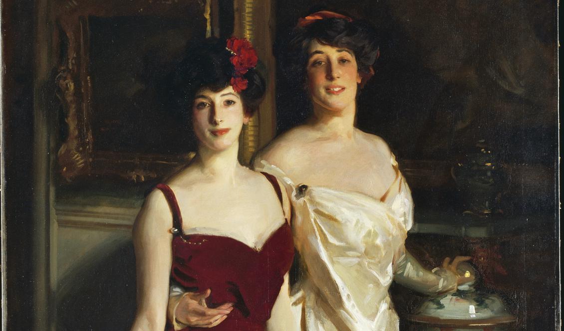 John Singer Sargent; "Ena och Betty, Mr och Mrs Asher Wertheimers döttrar" (detalj) 1901. ©Tate, London 2017.
