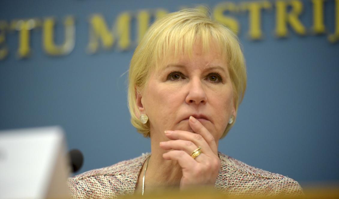 



Utrikesminister Margot Wallström. Foto: Ilmar Znotins /AFP/Getty Image                                                                                                                                                                                
