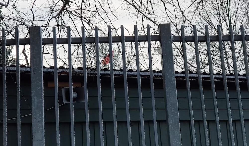 Högtalare på Kinas ambassad i Stockholm. Foto: Privat