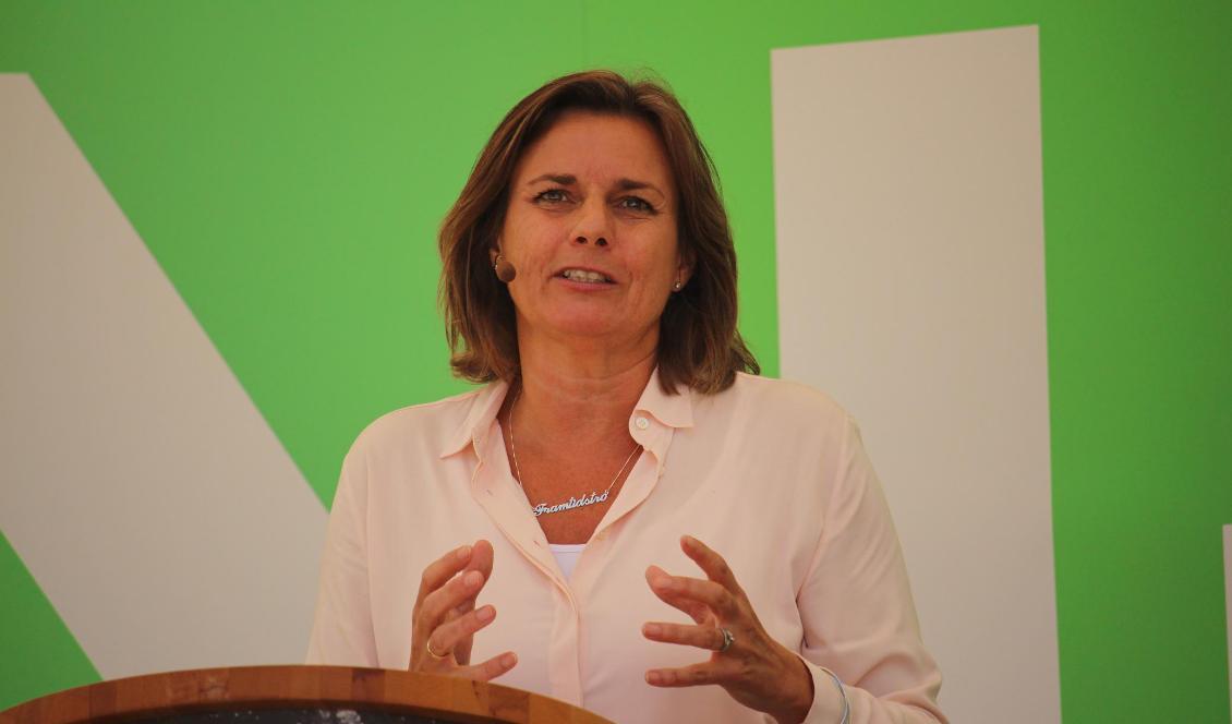 Miljöpartiets språkrör Isabella Lövin (MP). Foto: Susanne W Lamm/Epoch Times-arkivbild