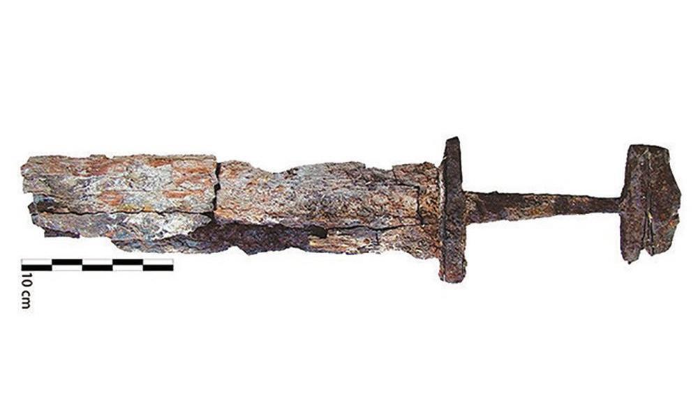 Vikingasvärdet är det andra i sitt slag som hittats i Anatolien. Foto: TT