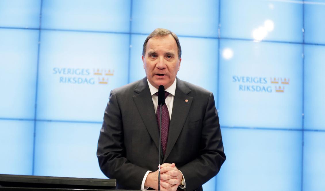 Talman Andreas Norlén kommer att föreslå att Stefan Löfven (S) blir statsminister. Foto: Sören Andersson/TT