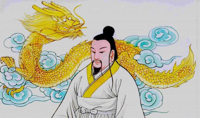 


Kinas legendariska grundare den Gule kejsaren sägs ha uppnått upplysning och flög till himlen på en gul drake. Blue Hsiao/The Epoch Times                                                                                                                                                