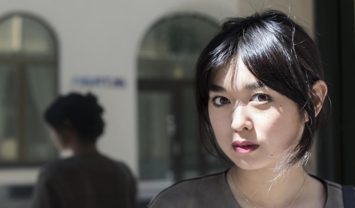 Angela Gui, dotter till frihetsberövade Gui Minhai. Foto: Anders Ahlgren/SvD/TT-arkivbild